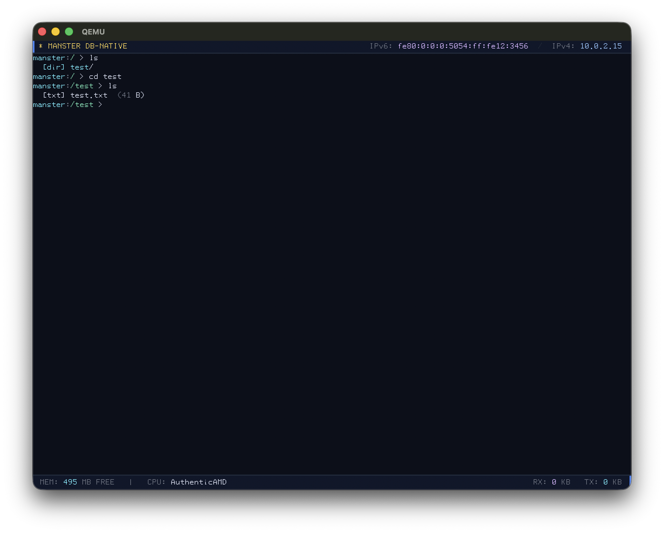 Manster Kernel Screenshot 3